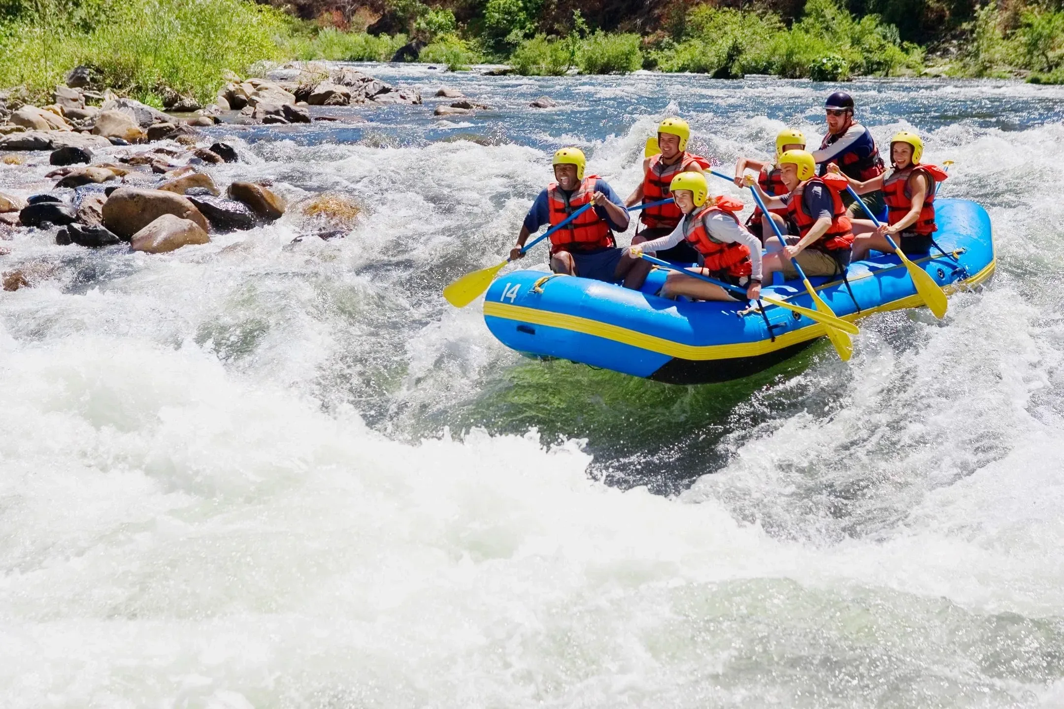Whitewater rafting experience on the Exploits River