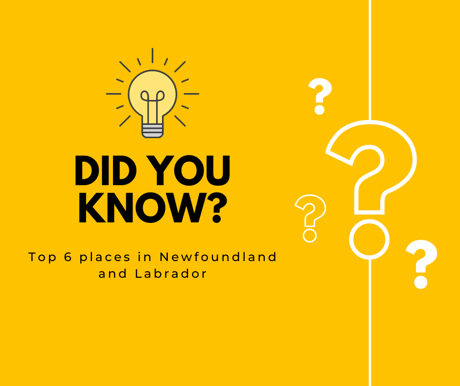 Top 6 places in Newfoundland and Labrador to visit