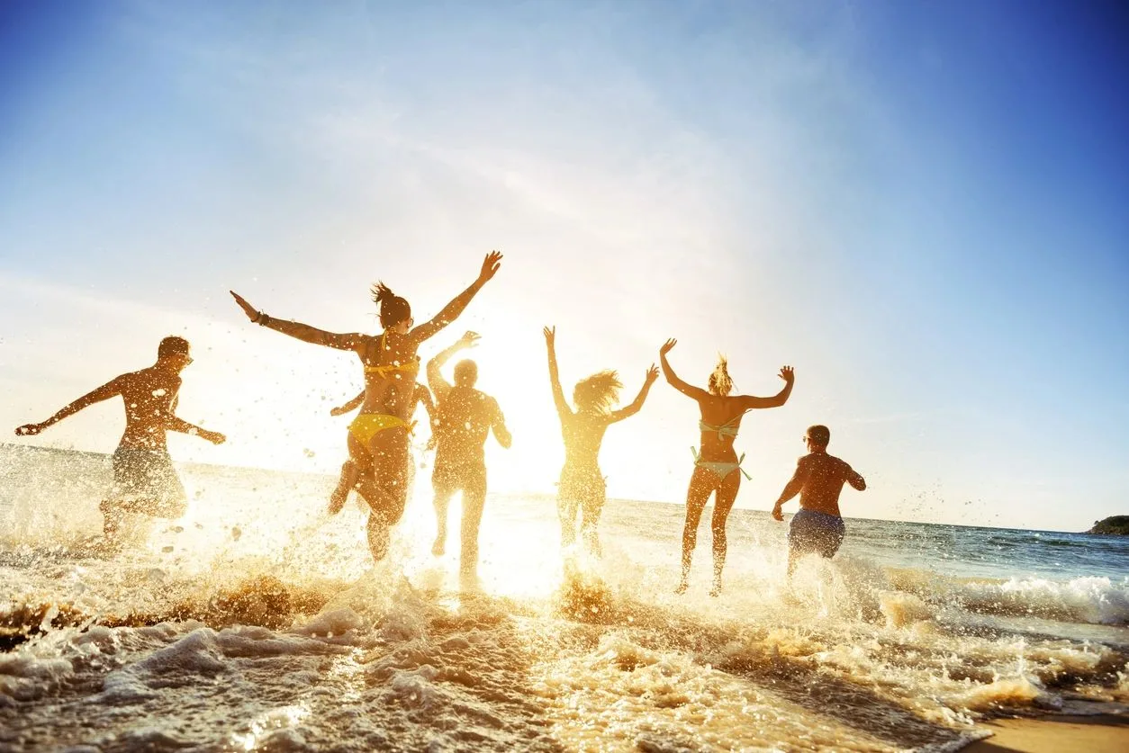 Beach Goers pack in Their Beach Bags