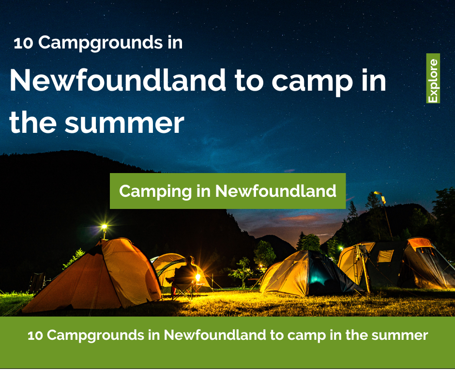 10 Campgrounds in Newfoundland to camp in the summer