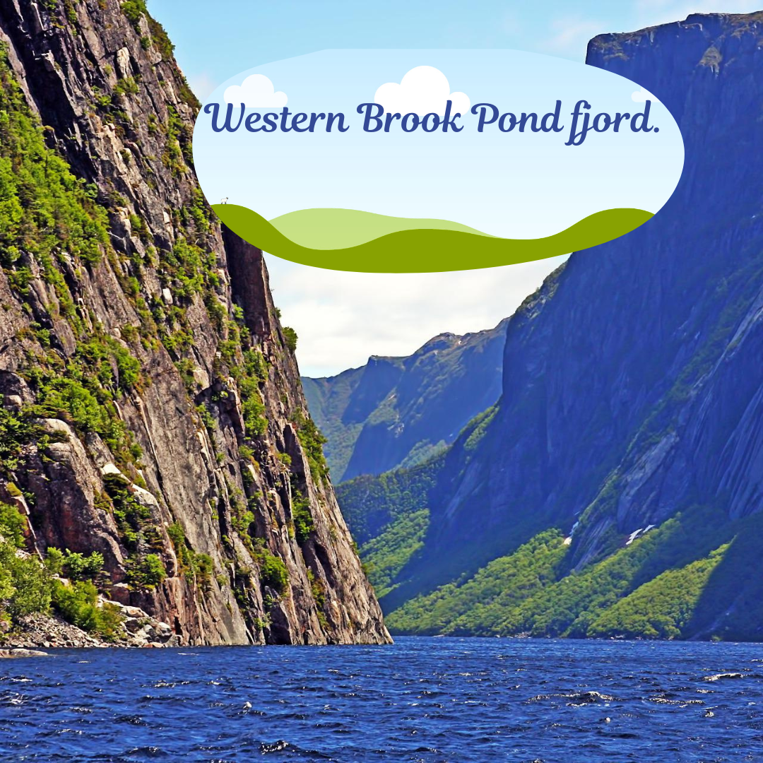 Exploring the best views of Western Brook Pond Fjord