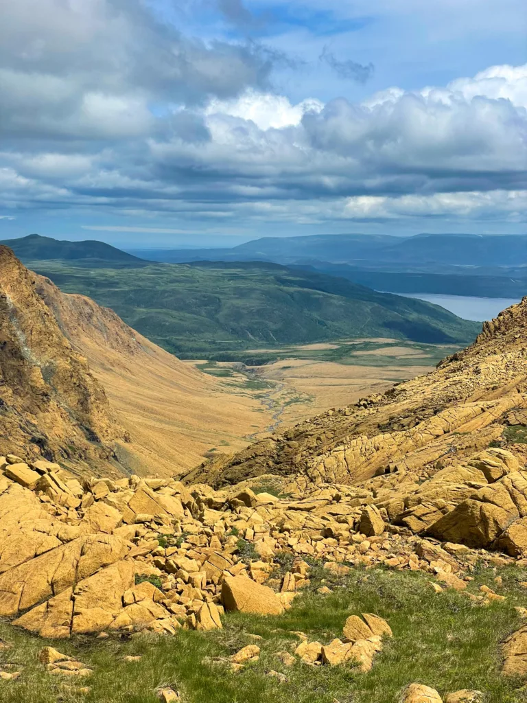 Hiking On The Beautiful Tablelands Trail In Gros Morne