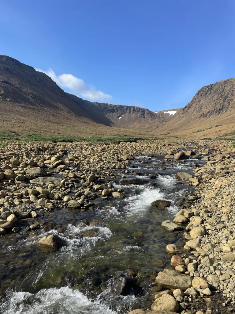 Hiking On The Beautiful Tablelands Trail In Gros Morne