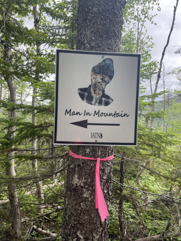 Hiking On The Beautiful Man In The Mountain Trail